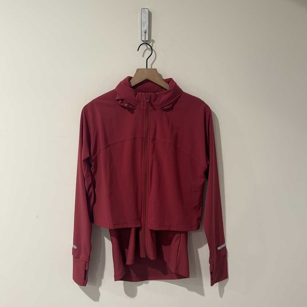 • Sweaty Betty • Women’s Fast Track Running Jacket Rust pink Size XS - Picture 2 of 4